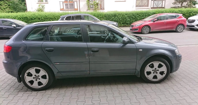 Audi A3 cena 18699 przebieg: 242000, rok produkcji 2007 z Kraków małe 37